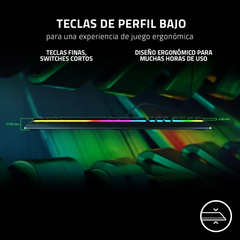 Detalle 2 de Razer Ornata V3 teclado gaming RGB