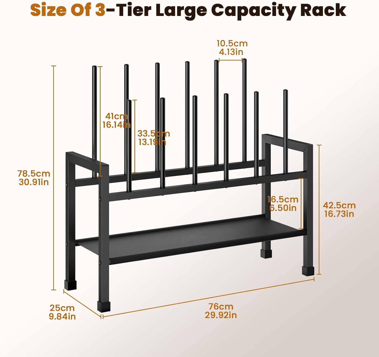 Detalle de Mavivegue 2-in-1 Boot Rack & Shoe Rack: Compact, Detachable 2-Tier Storage for Boots and Shoes