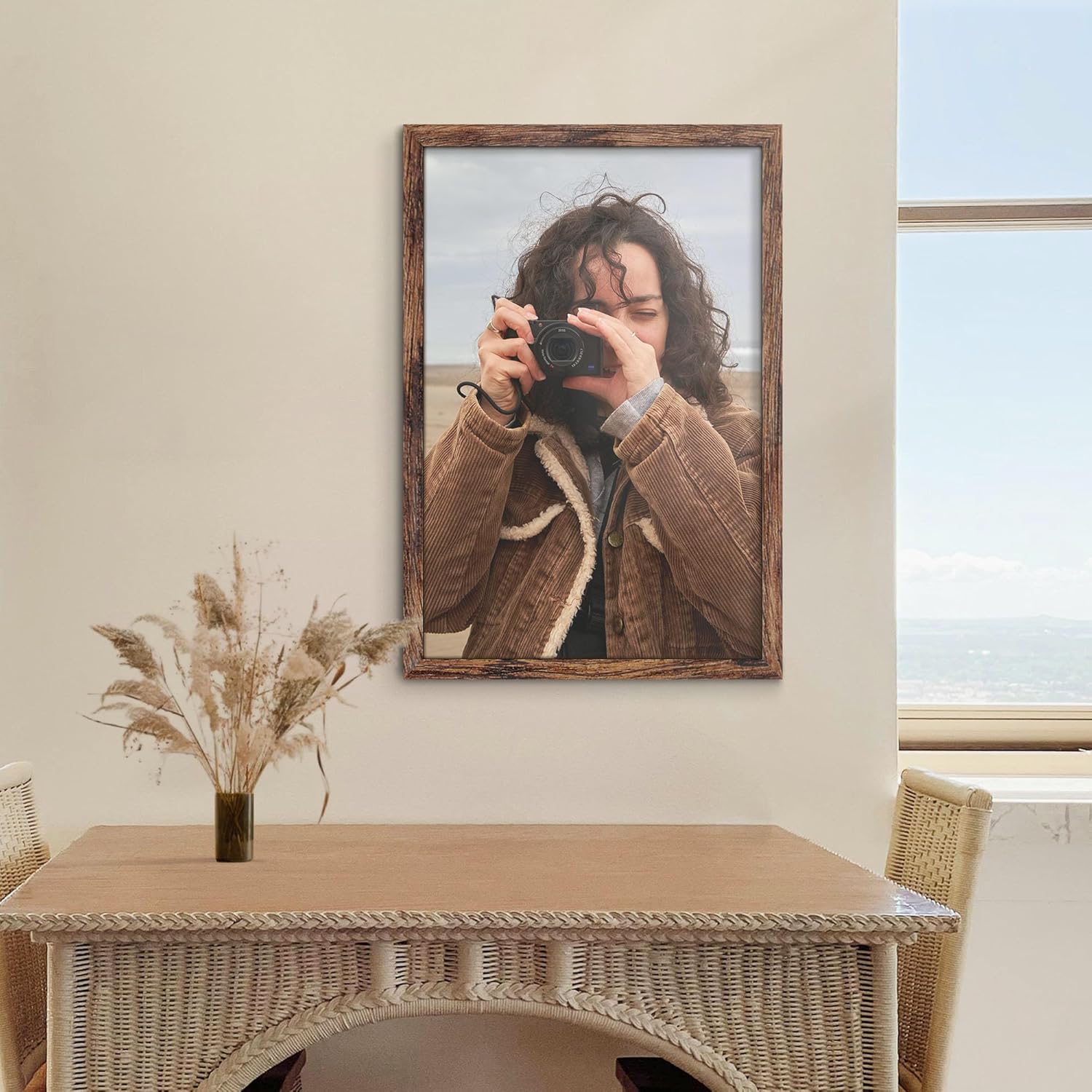 Thumbnail 6 de Fisnish 24x36 Poster Frame Brown (1 Pack)