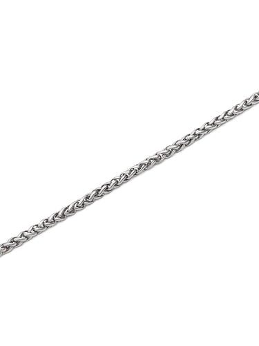 Detalle de SINGULARU Pulsera Fine Disco de acero inoxidable para mujer (17 cm + 3 cm)