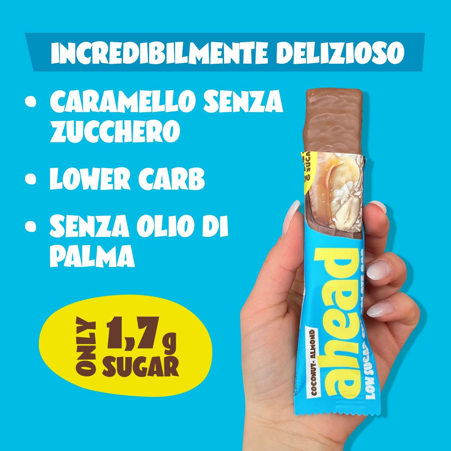 Detalle de ahead Barrette chetogenica low carb 5g