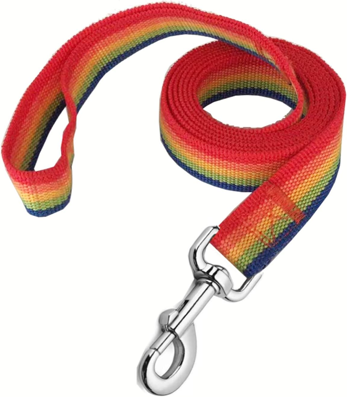 Detalle de Nylon Dog Leash in Rainbow