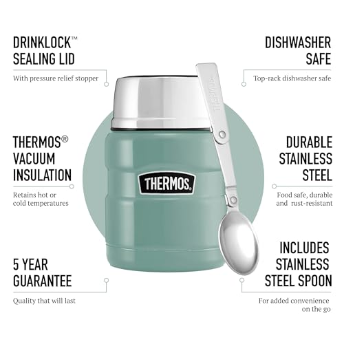 Thumbnail 1 de Thermos Stainless King Duck Egg Food Flask (470ml): 9h Hot, 14h Cold