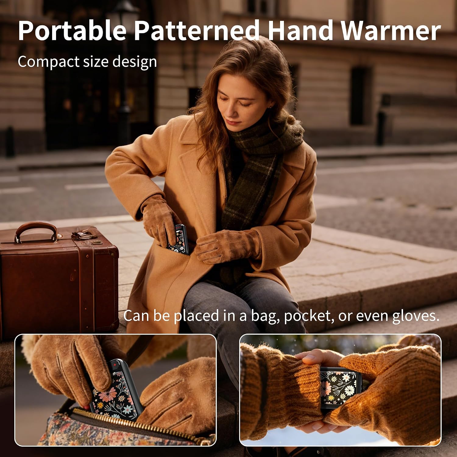 Detalle 2 de Lerat M357 Rechargeable Hand Warmers, 2-Pack with 3 Heat Settings