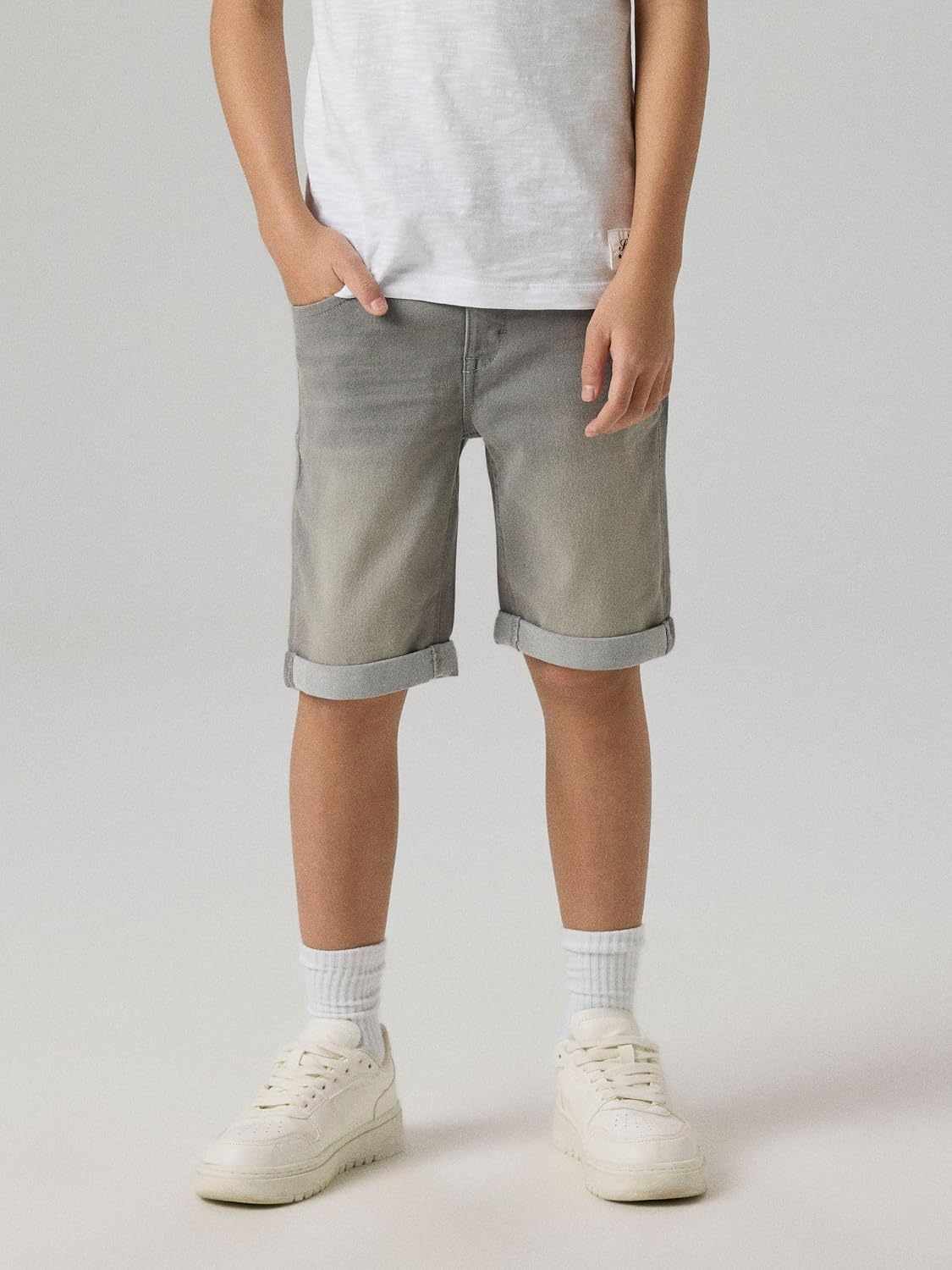 Thumbnail 6 de NAME IT Boy Shorts Slim Fit Long – Jeansshorts mit verstellbarer Taillenweite