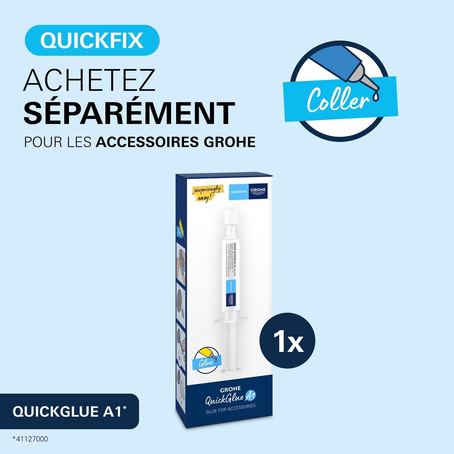 Thumbnail 5 de GROHE Start Porte-Papier Toilette avec Couvercle – Métal, Gold Brossé Cool Sunrise (41179GN0)