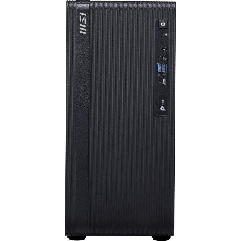 Detalle de MSI PRO DP180 14A-1431EU: potencia profesional con Core i7-14700F y RTX 3050 para multitarea y creatividad