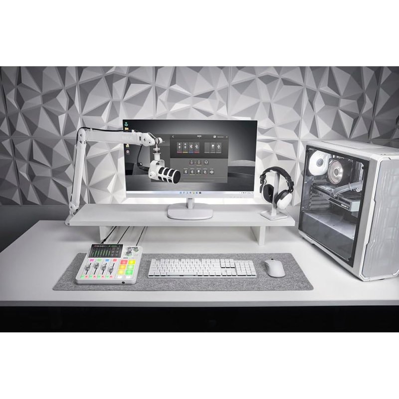 Thumbnail 3 de Rode Rodecaster Duo estudio de producción de audio compacto blanco