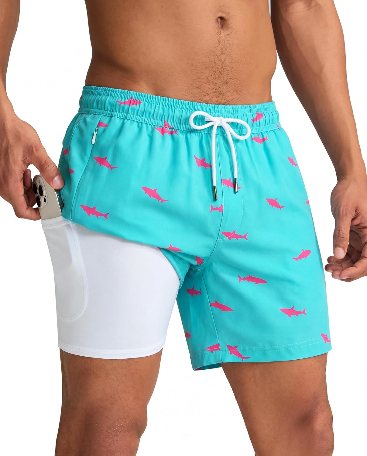 Detalle de maamgic Men's Swim Trunks, 5-Inch
