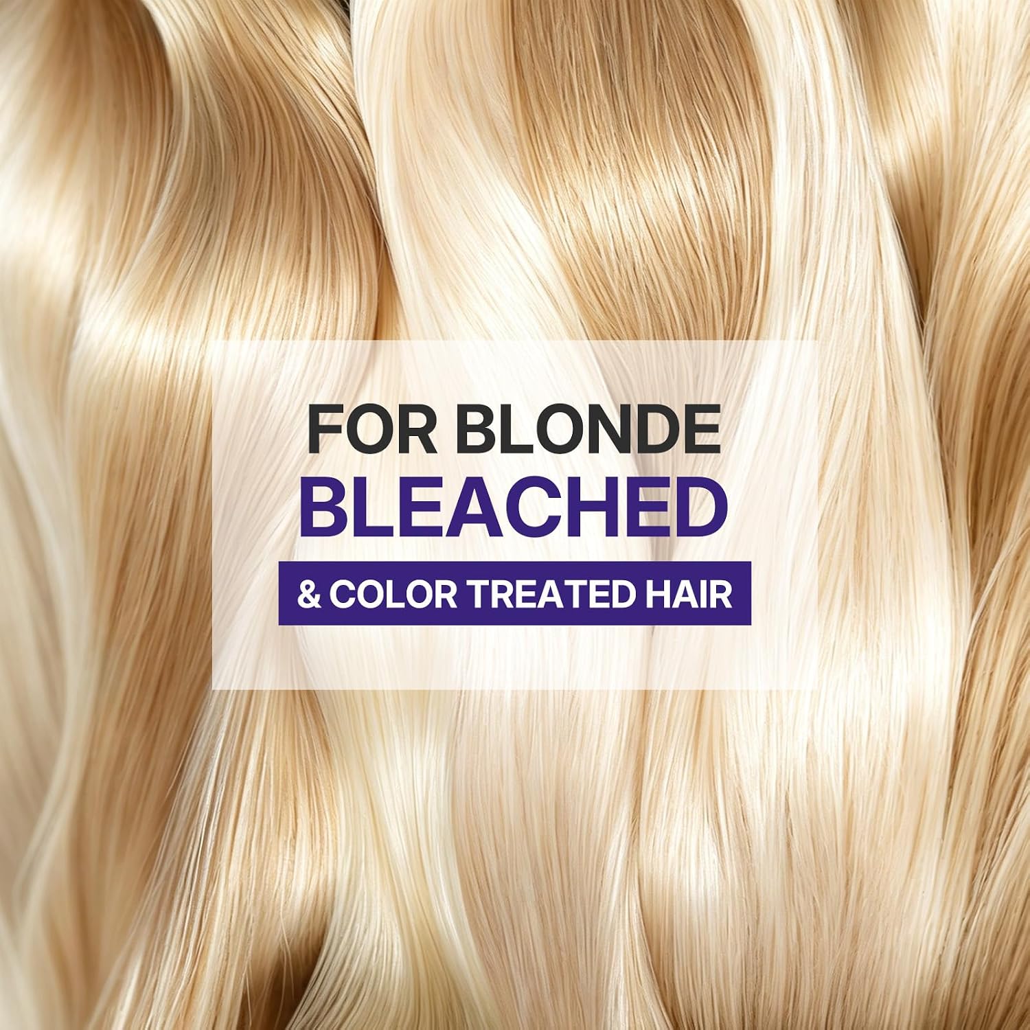 Detalle de Karseell Purple Haarmaske 500 ml – violette Kur gegen Gelbstich bei blondem, platinfarbenem und grauem Haar