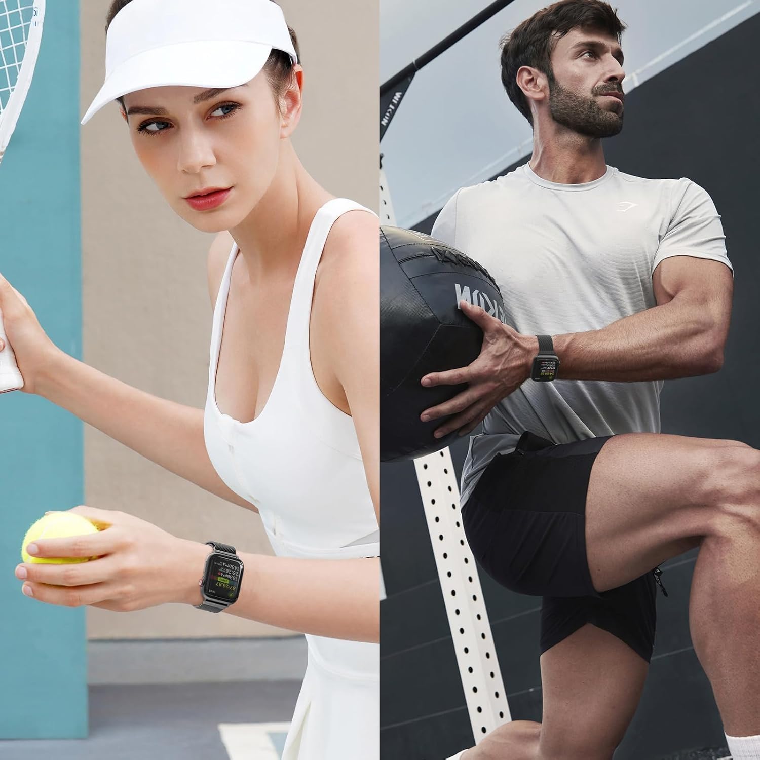 Thumbnail 5 de MRAIN-H Band for Apple Watch: Magnetic Stainless Steel Strap (46–49mm) for All-day Comfort