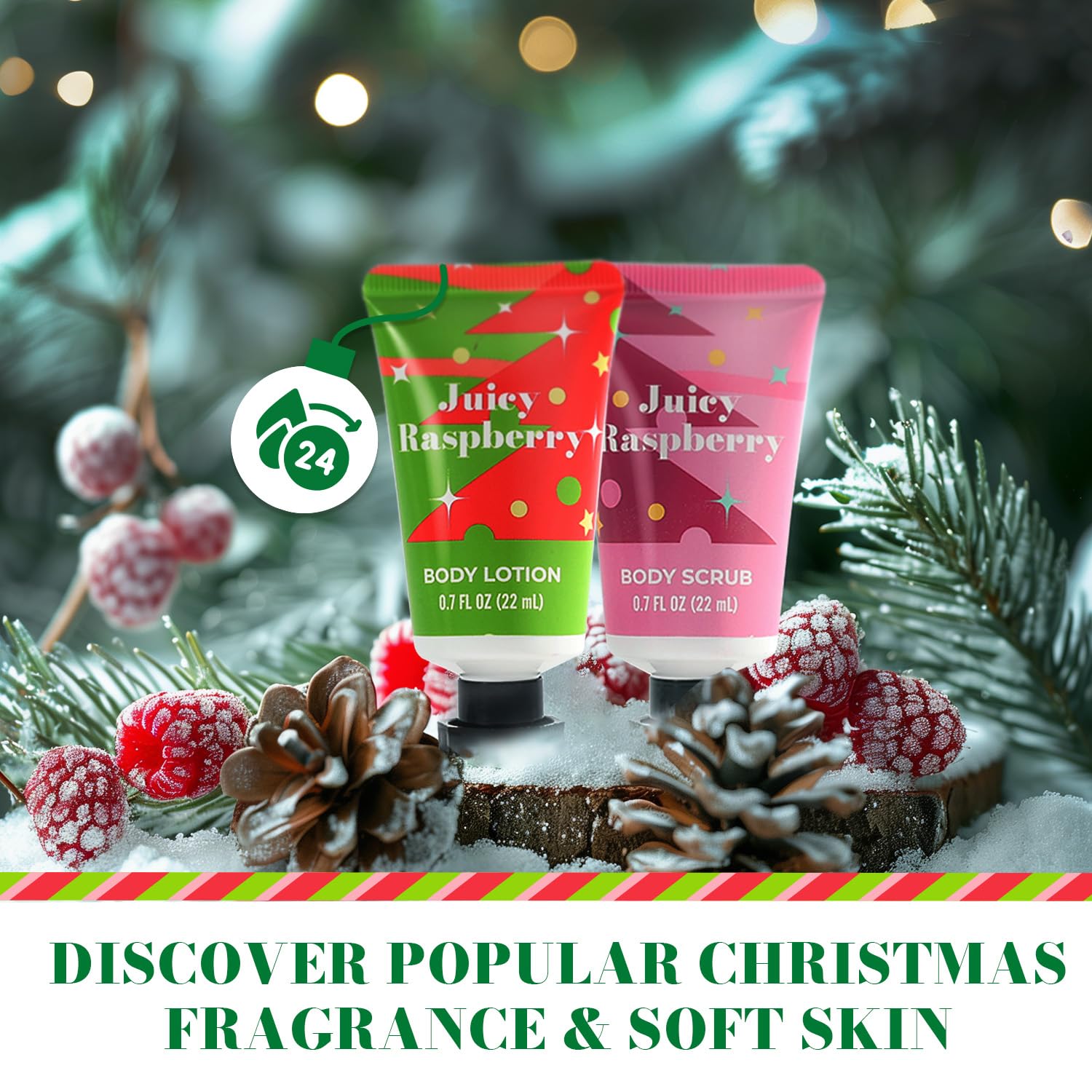 Thumbnail 4 de 2026 24-Day Skincare Advent Calendar for Women, 24-Piece Bath Gift Set