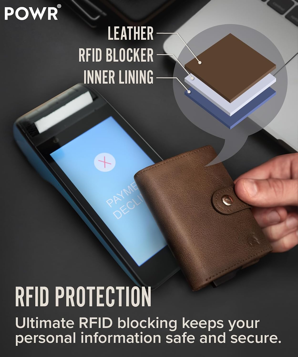 Thumbnail 2 de POWR Wallet Metal Cardholder 8 Cards