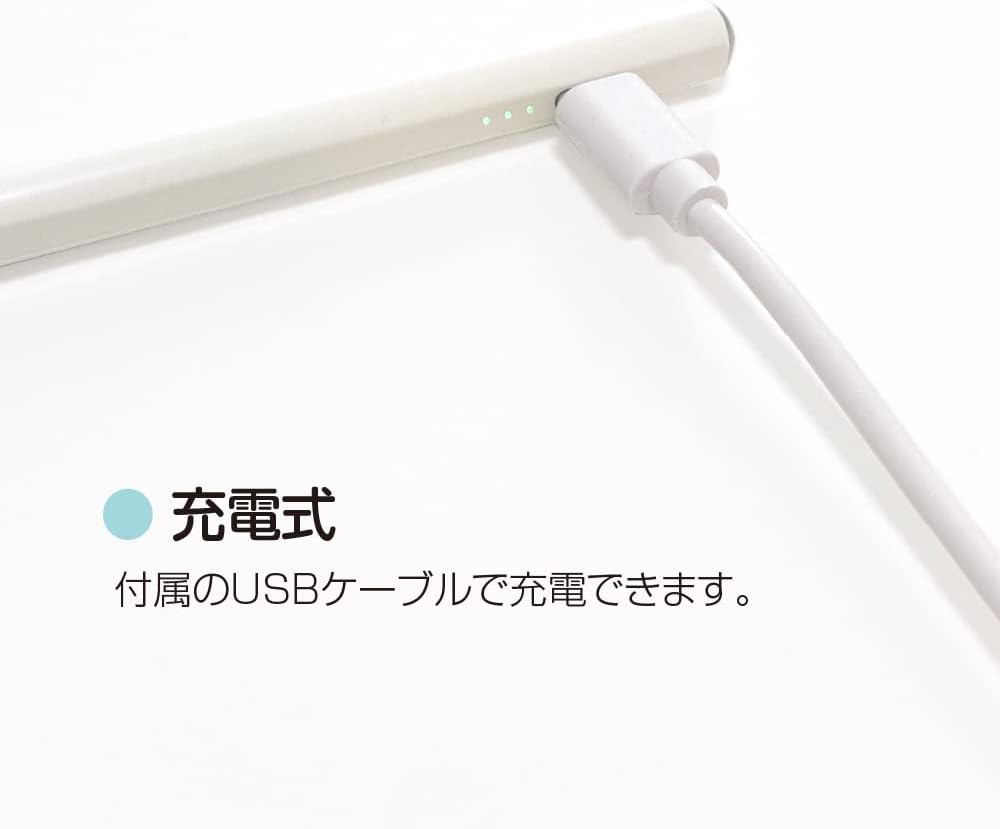 Detalle de ナカバヤシ Digio2 iPad専用充電式タッチペン 傾き検知・パームリジェクション対応