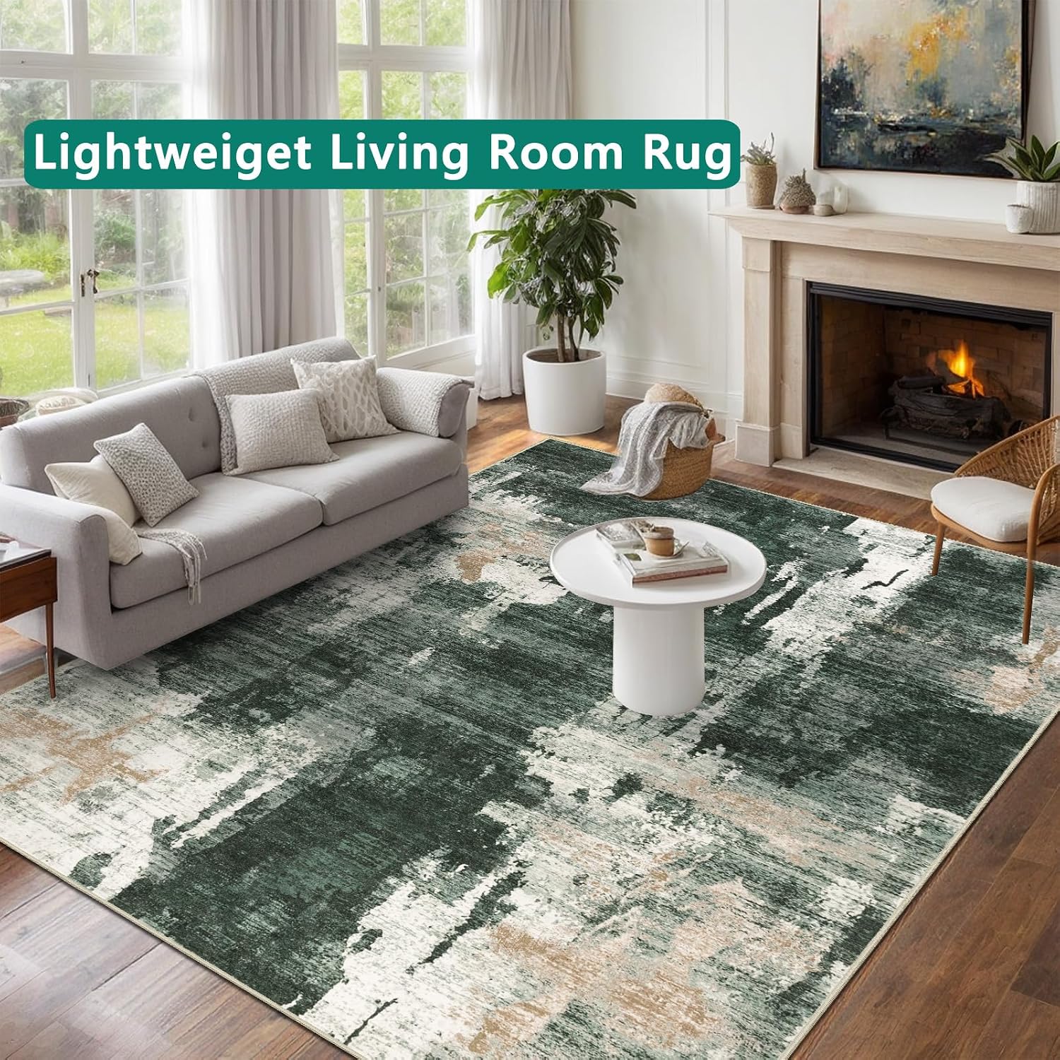 Detalle de Capslpad 160x230cm Modern Abstract Rug
