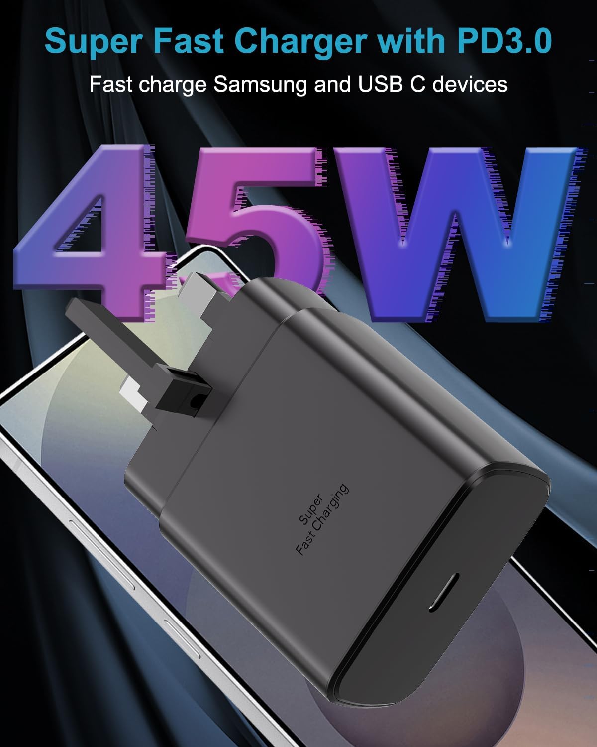 Thumbnail 3 de Samsung 45W Fast Charger Kit