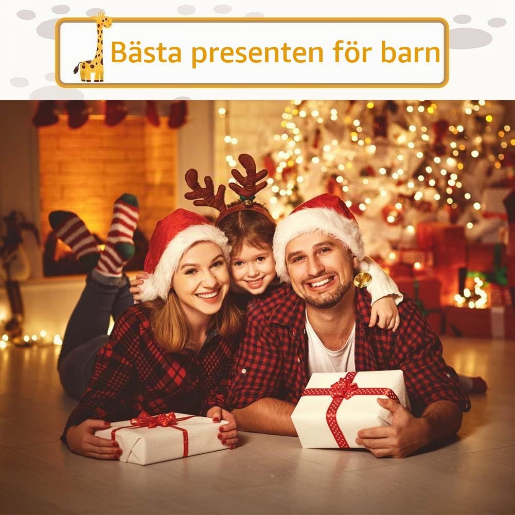Detalle de ACWOO giraffdräkt, 5 delar med tutu, girafföron, fluga och svans