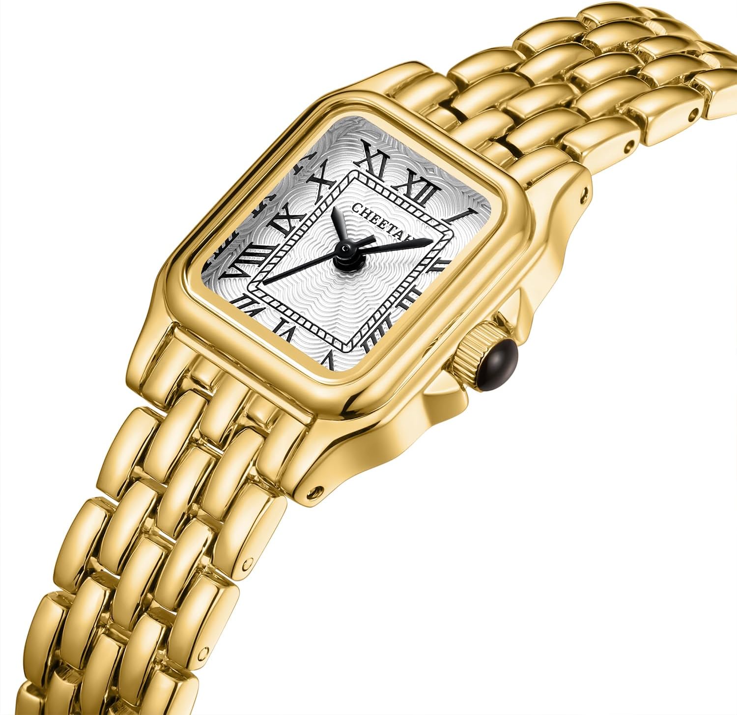 Thumbnail 1 de CHEETAH Orologio da donna piccolo analogico al quarzo con bracciale vintage e cassa rettangolare