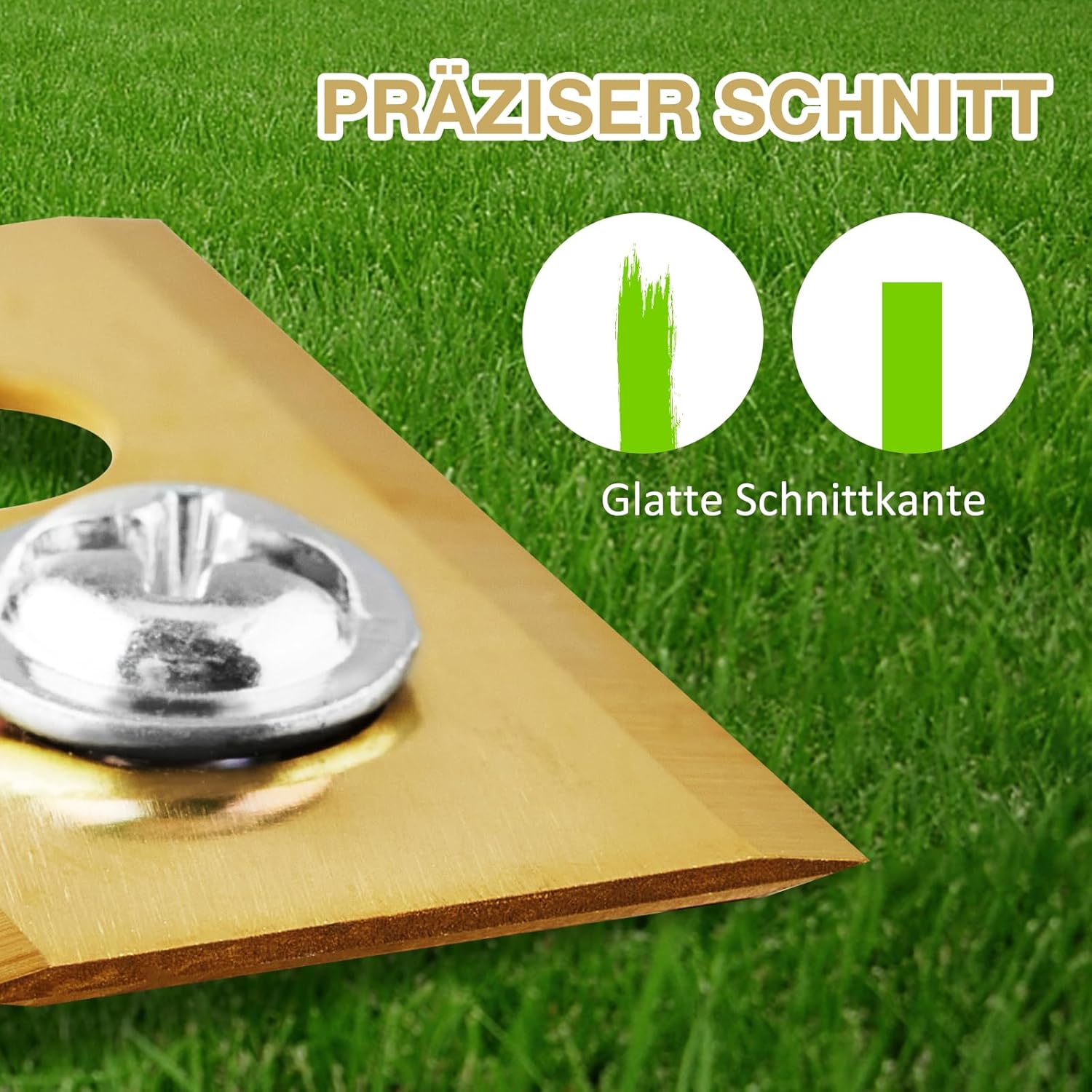 Thumbnail 4 de Mähroboter Klingen (30 Stück) kompatibel mit Worx Landroid – Titancarbid Ersatzmesser