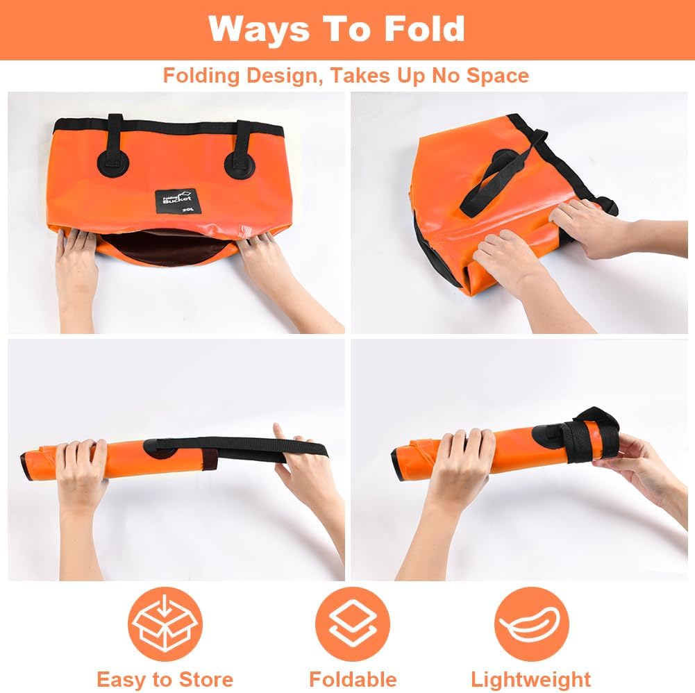 Thumbnail 4 de flintronic 12L Folding Water Bucket