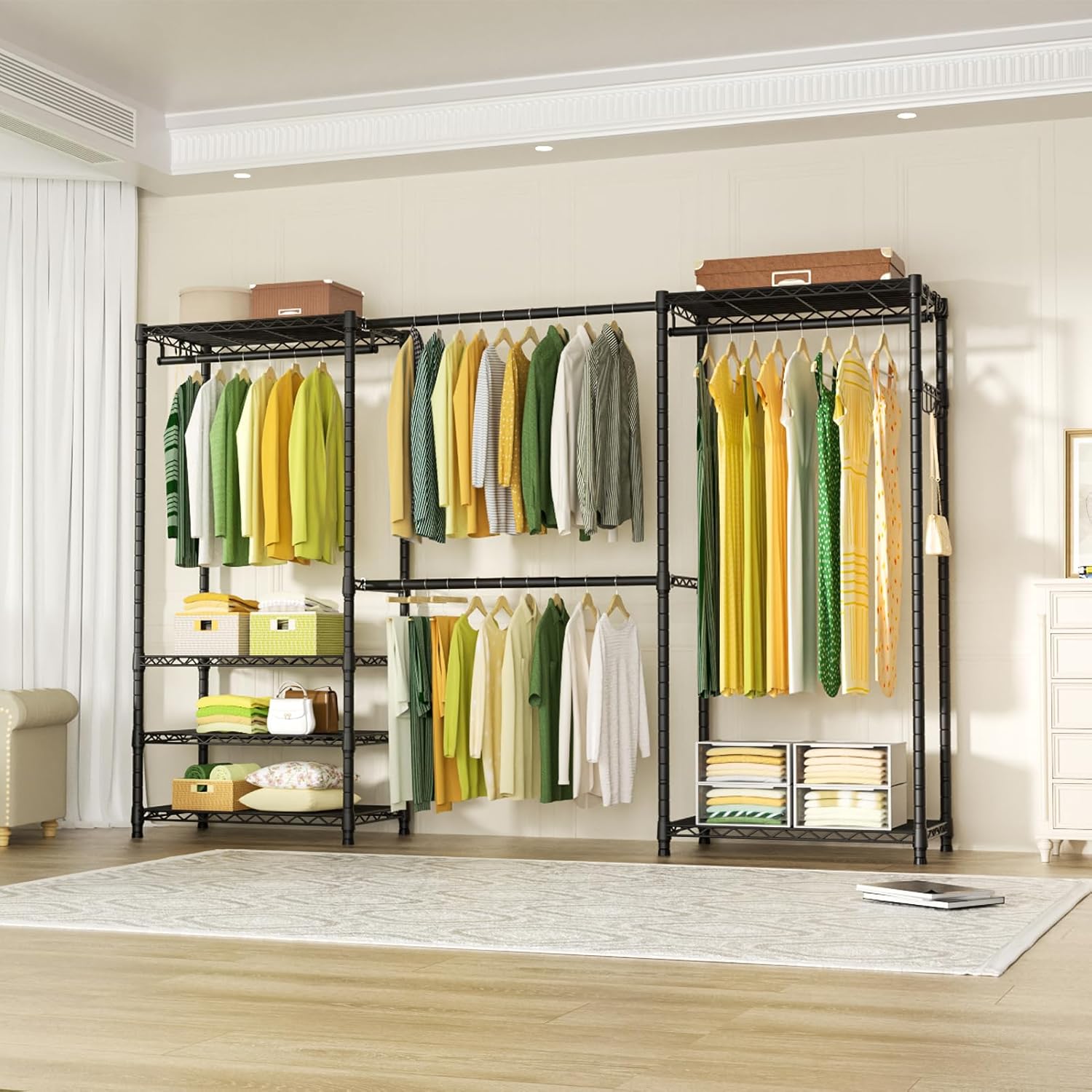 Detalle 2 de Ulif E1 Heavy Duty Garment Rack 71.4
