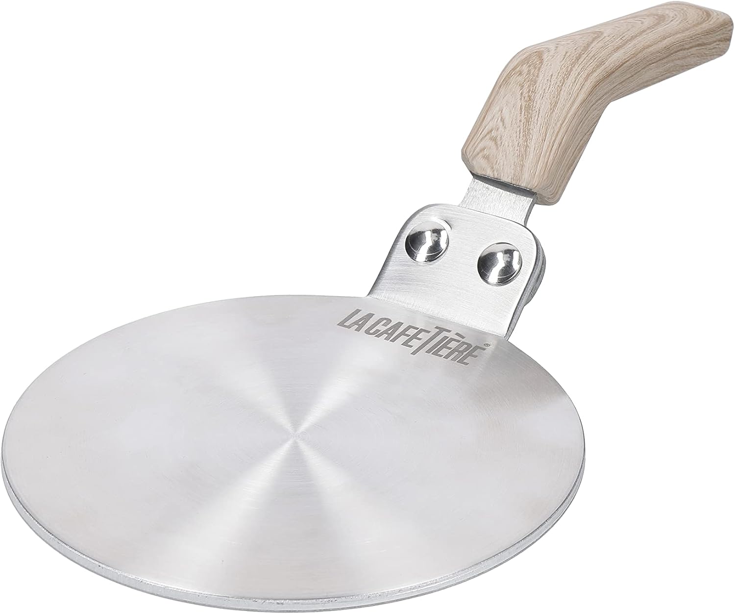 Detalle de La Cafetière 13 cm Induction Conversion Plate, Silver Stainless Steel