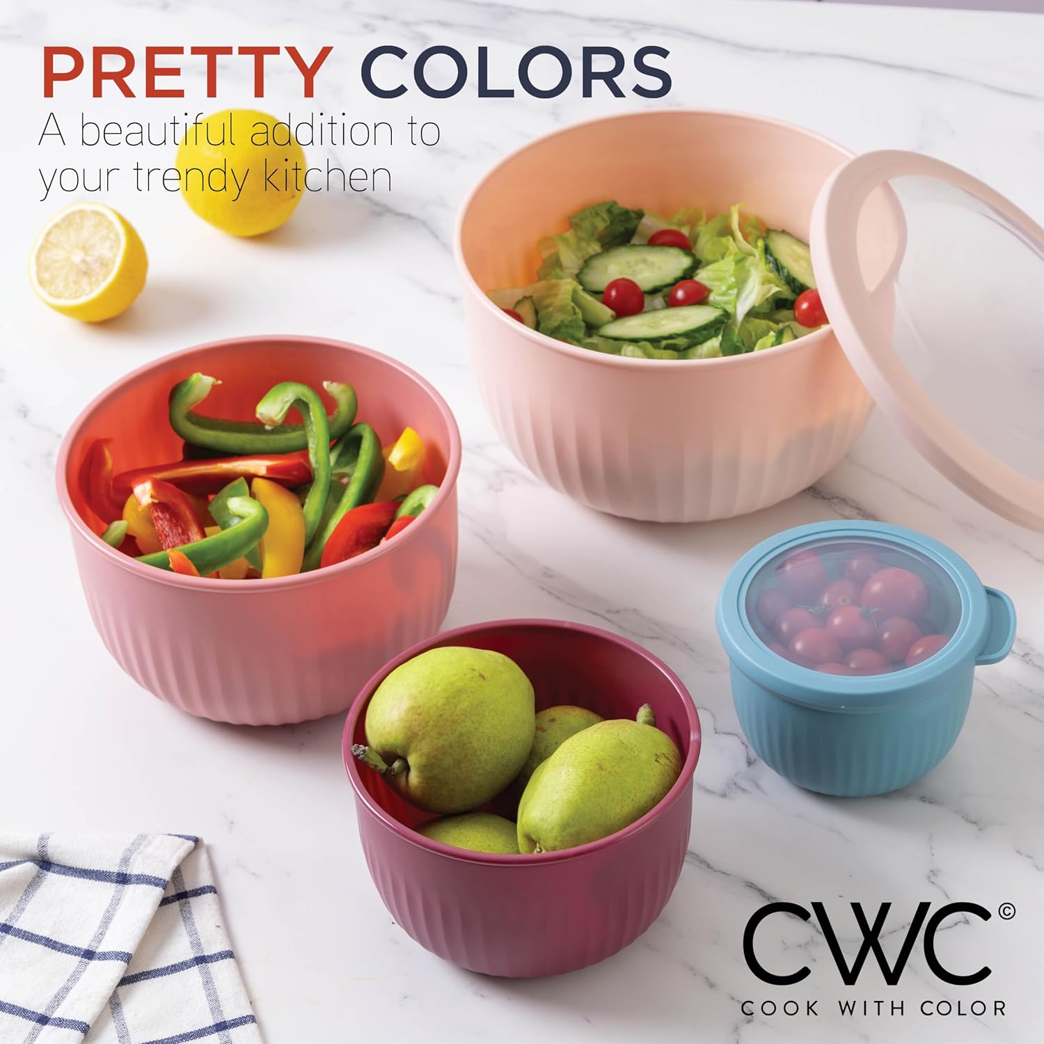 Thumbnail 4 de COOK WITH COLOR Prep Bowls 12-piece set 🥣