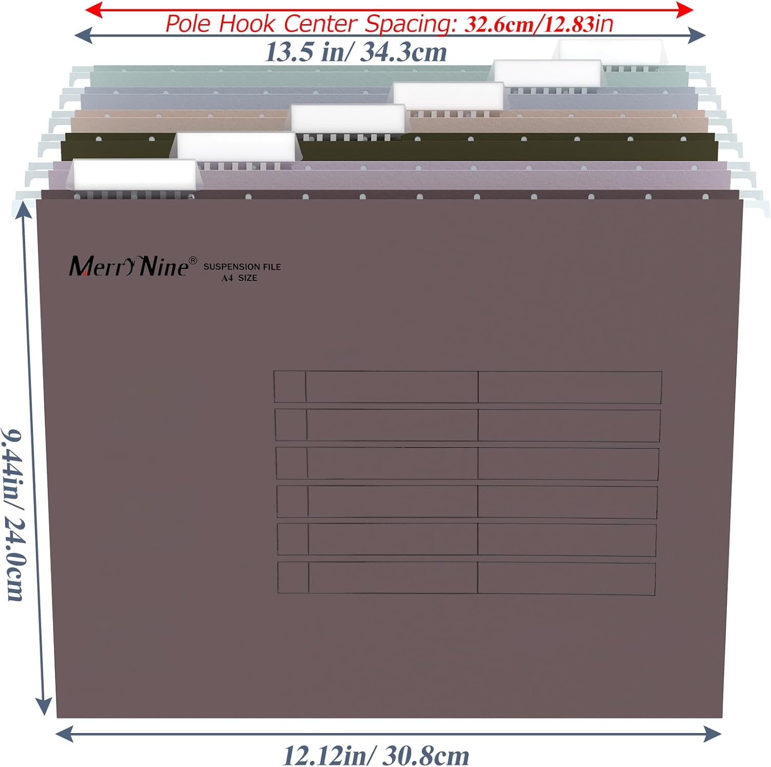 Thumbnail 1 de MerryNine A4-Hängemappen 24 Stück 📁
