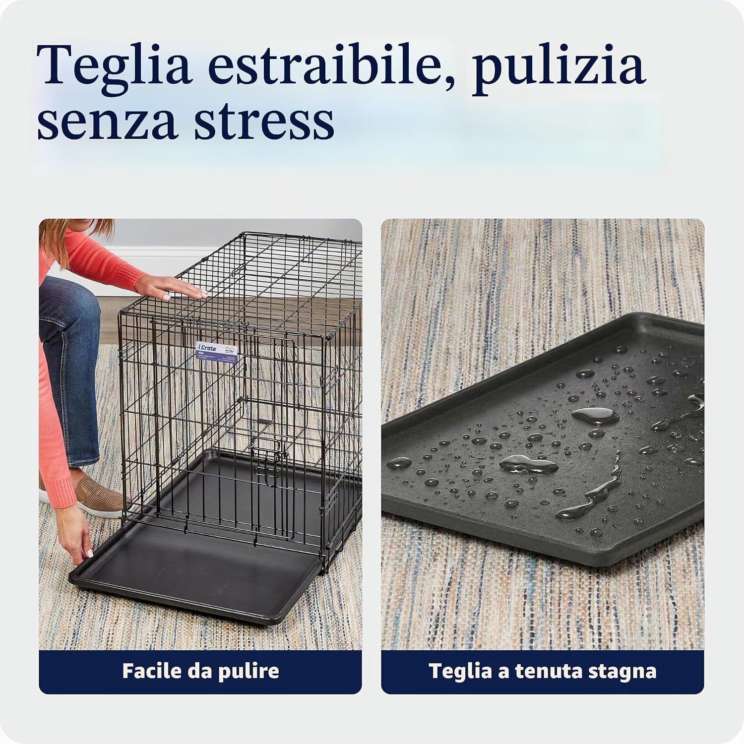 Thumbnail 6 de MidWest Homes for Pets iCrate a porta singola 60,96 cm – Gabbia per cani XS mod. 1524