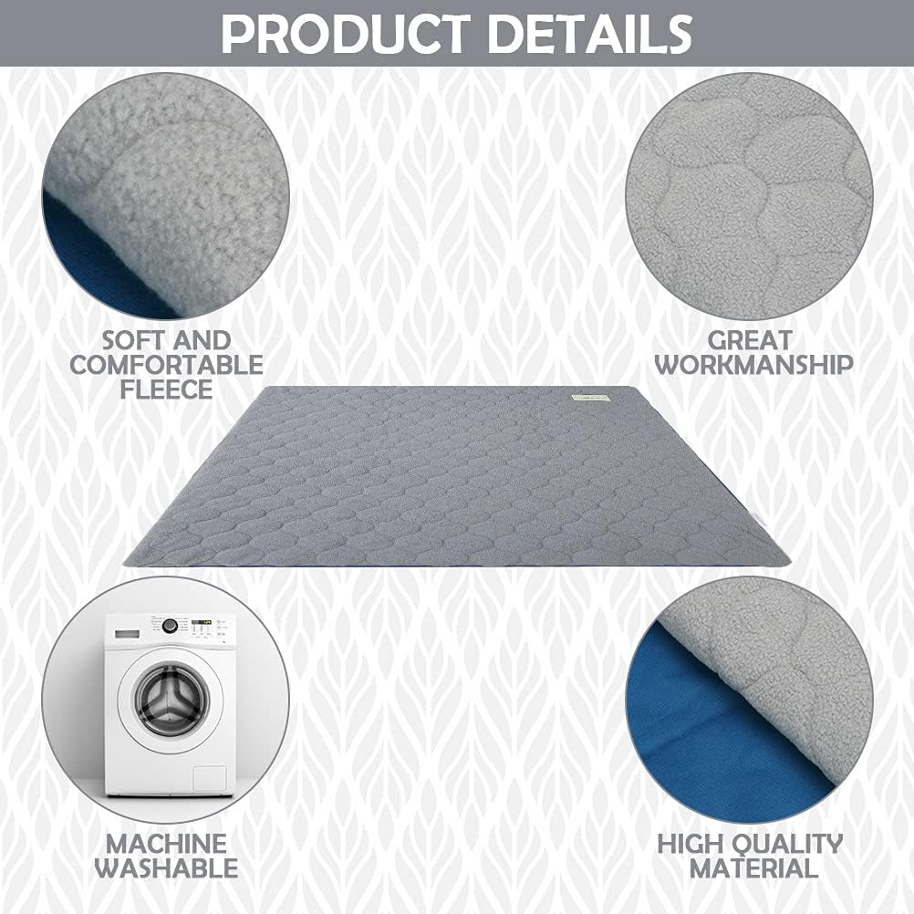 Thumbnail 3 de SCENEREAL Guinea Pig Cage Liner – Fleece Liner 2 Pack: Reusable, Washable, Soft Bedding Mat for Small Animals