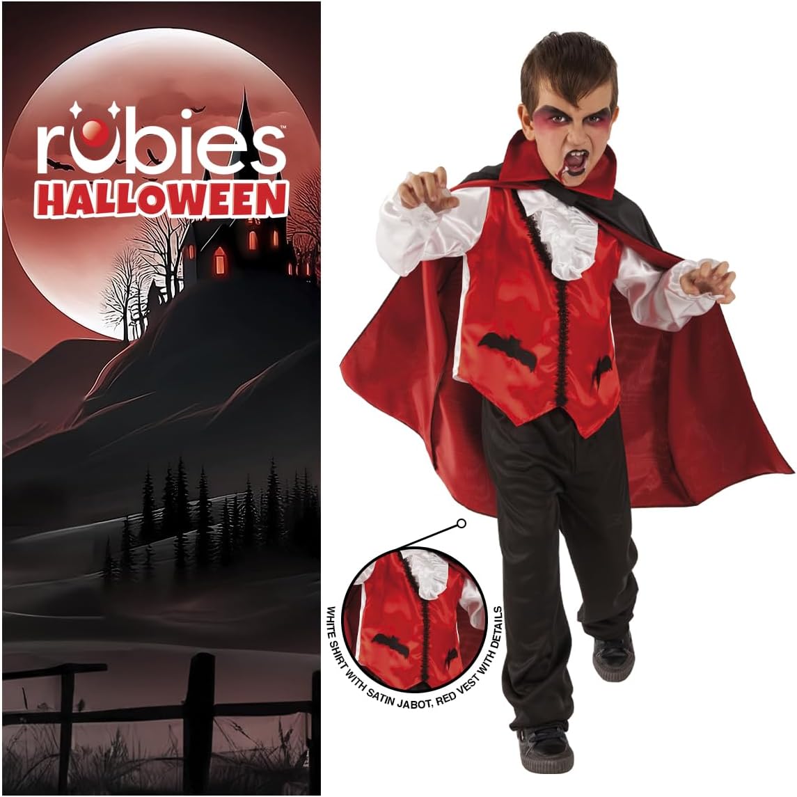 Thumbnail 2 de Rubies Disfraz Conde Drácula para niños 🦇