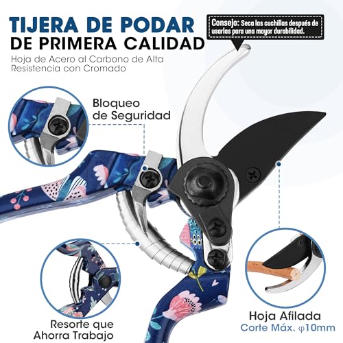 Thumbnail 5 de WORKPRO Ensemble 4 pièces, outils inox, bleu