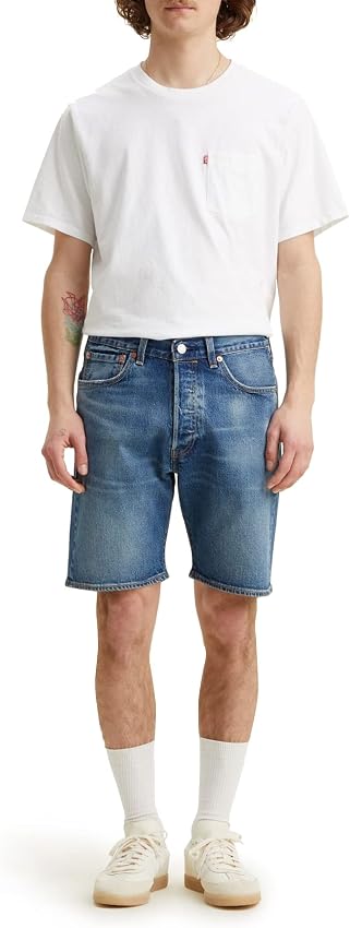 Detalle de Levi's 501 Shorts hombre 28W Dark Indigo