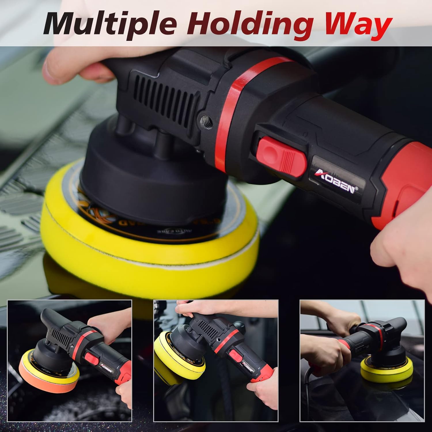 Detalle 2 de AOBEN 6 inch Dual Action Car Polisher 700W