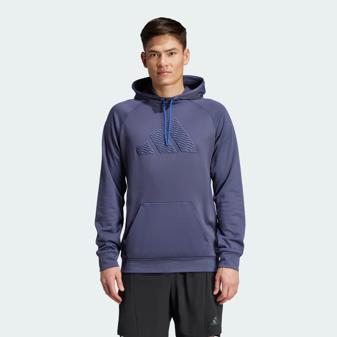 Detalle de Sudadera con capucha Game and Go Training Big Logo de Adidas