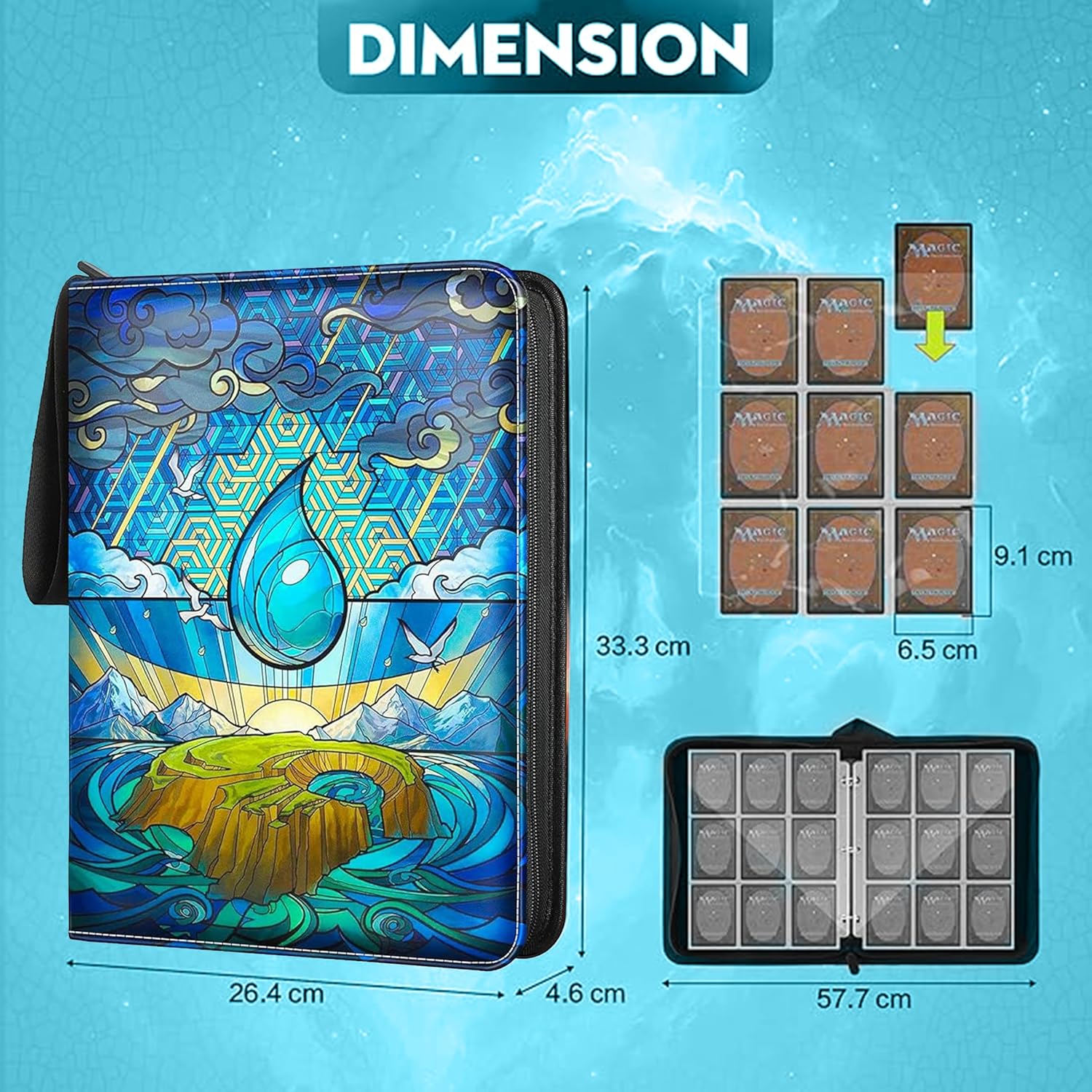 Thumbnail 2 de Card Binder 9-Pocket for Pokémon 900 Cards 📚