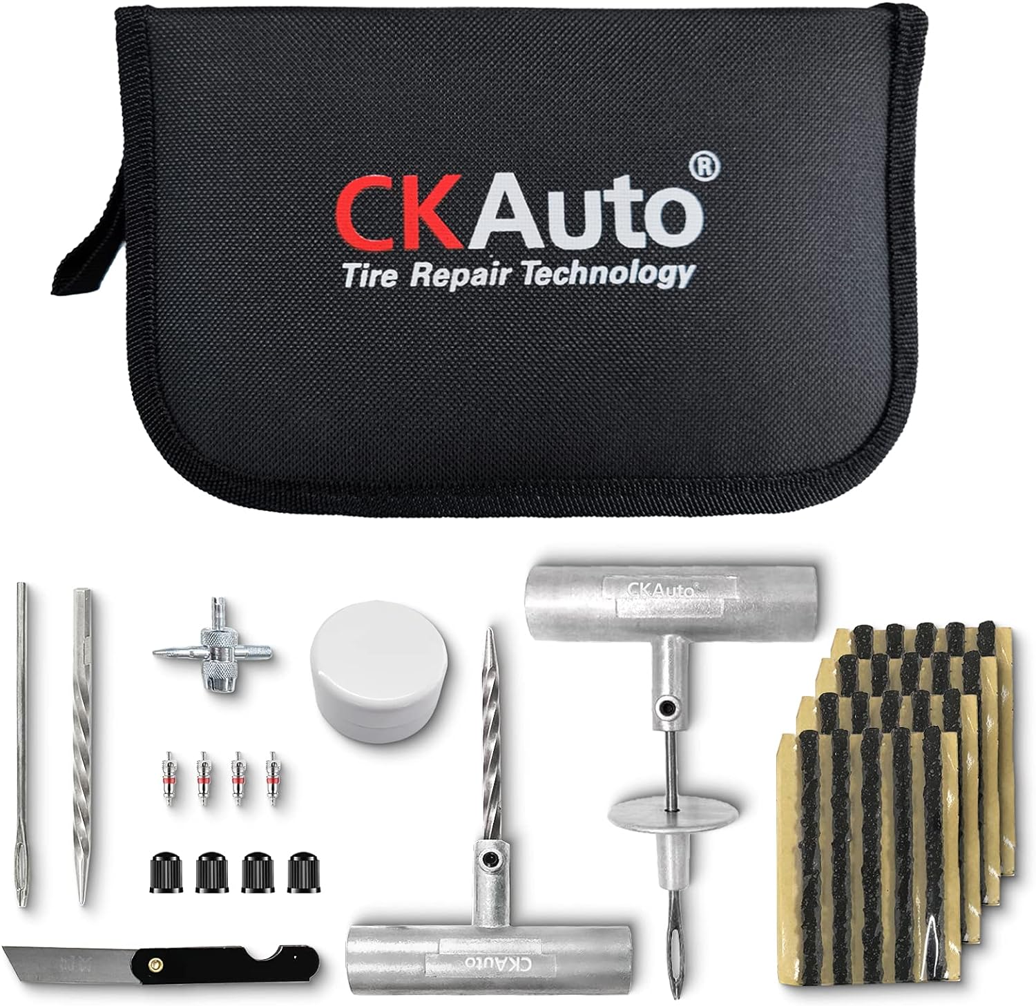 Detalle de CKAuto Universal Tire Repair Kit 36 Pc