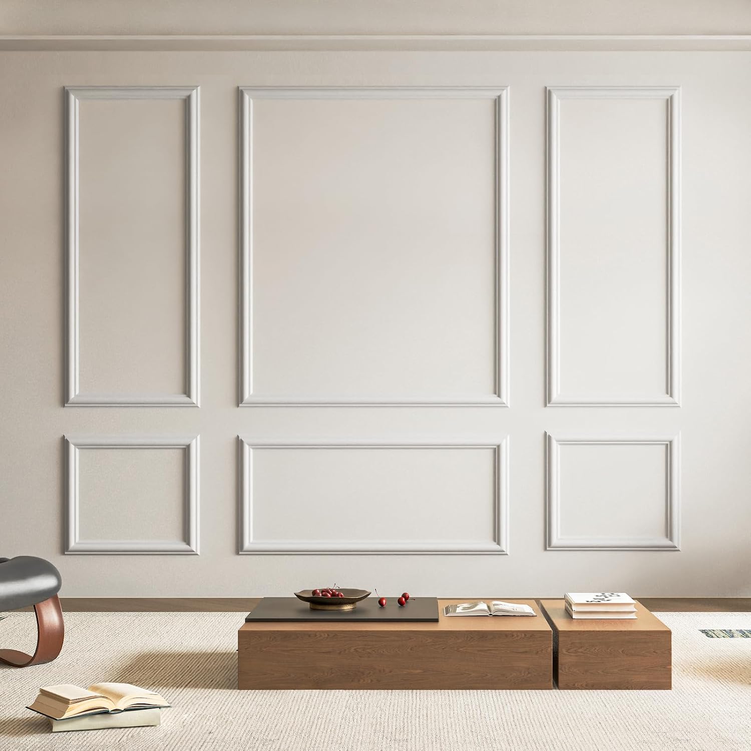 Detalle de Art3d Vorgeschnittenes Wandform-Set, 6-teilig – Akzentwand-Design für Innenräume