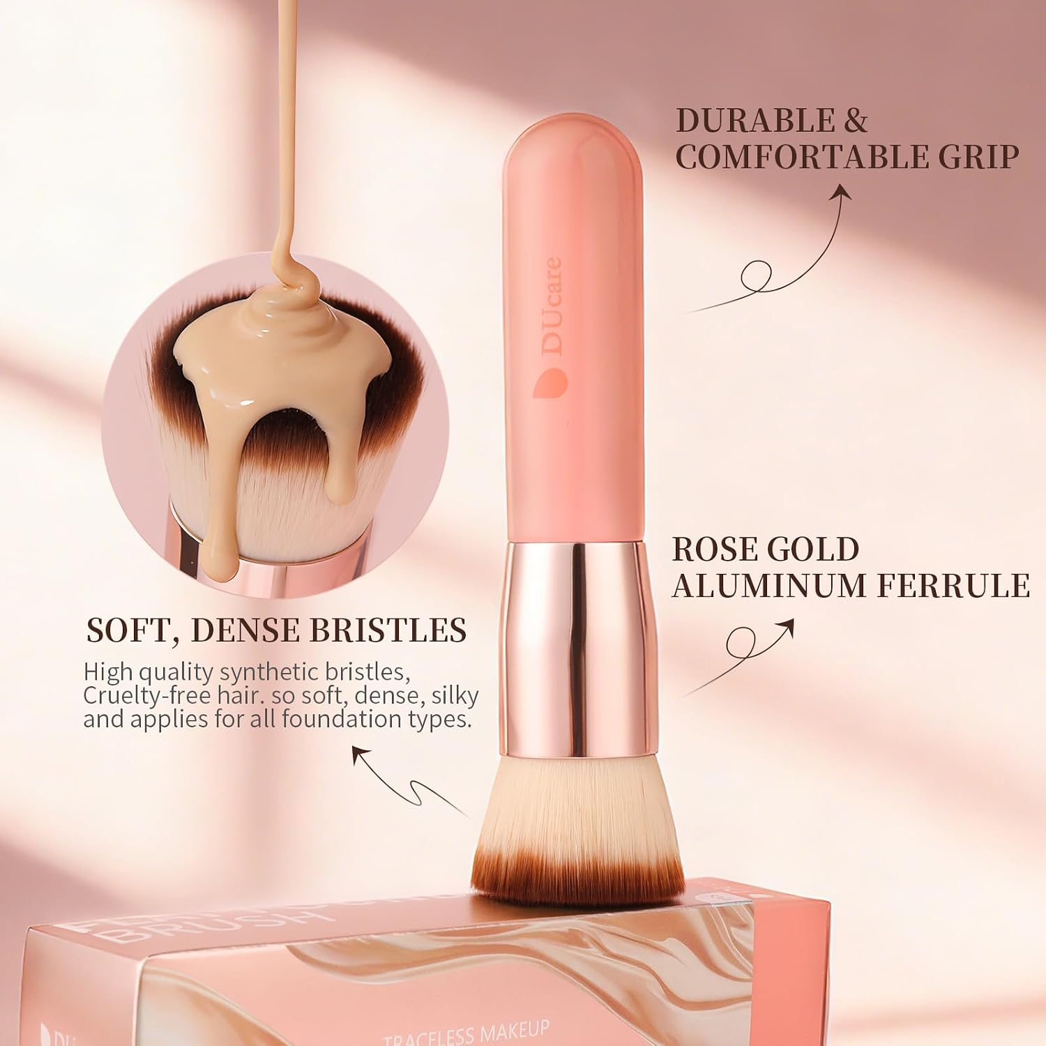 Detalle de DUcare Foundation Pinsel Kabuki 💄