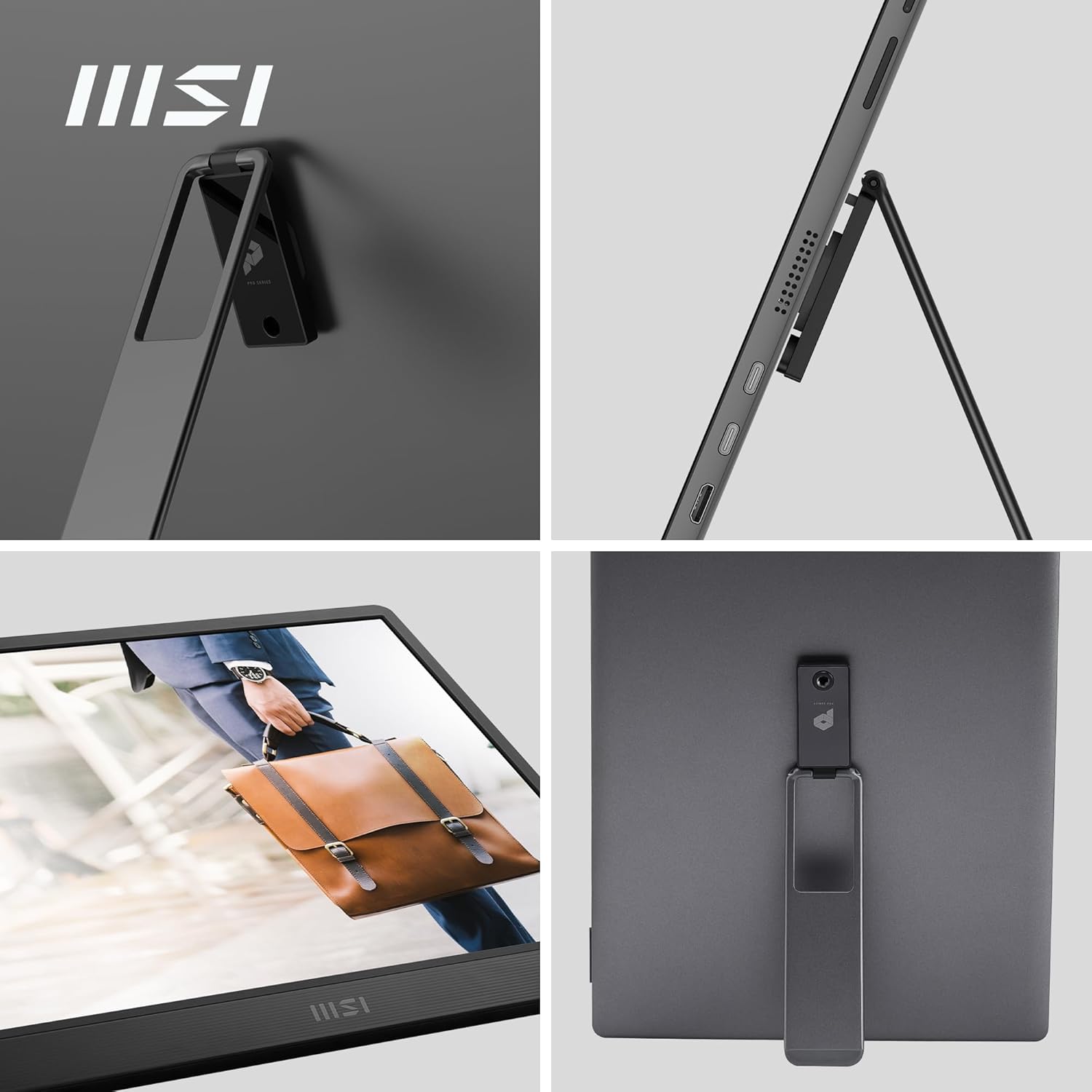 Thumbnail 2 de MSI Pro MP161 E2U – Écran portable 15,6" Full HD IPS, USB‑C et Mini‑HDMI