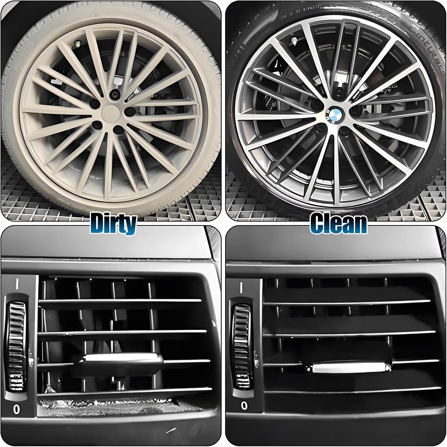 Detalle 2 de TTRCB CWB-8 Wheel and Tire Detailing Brush Kit, 8-Piece with Flexible Brushes