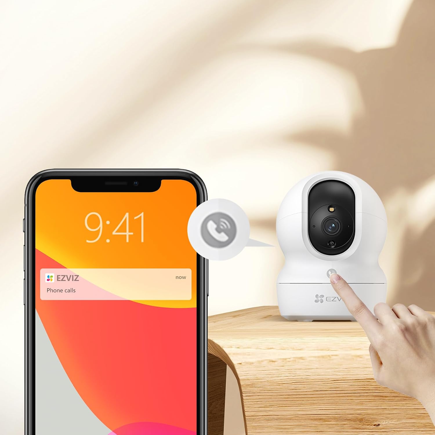 Thumbnail 1 de EZVIZ CP1 Pro 4MP (CS-CP1-R105-1J4WF) wifi-binnencamera met tracking
