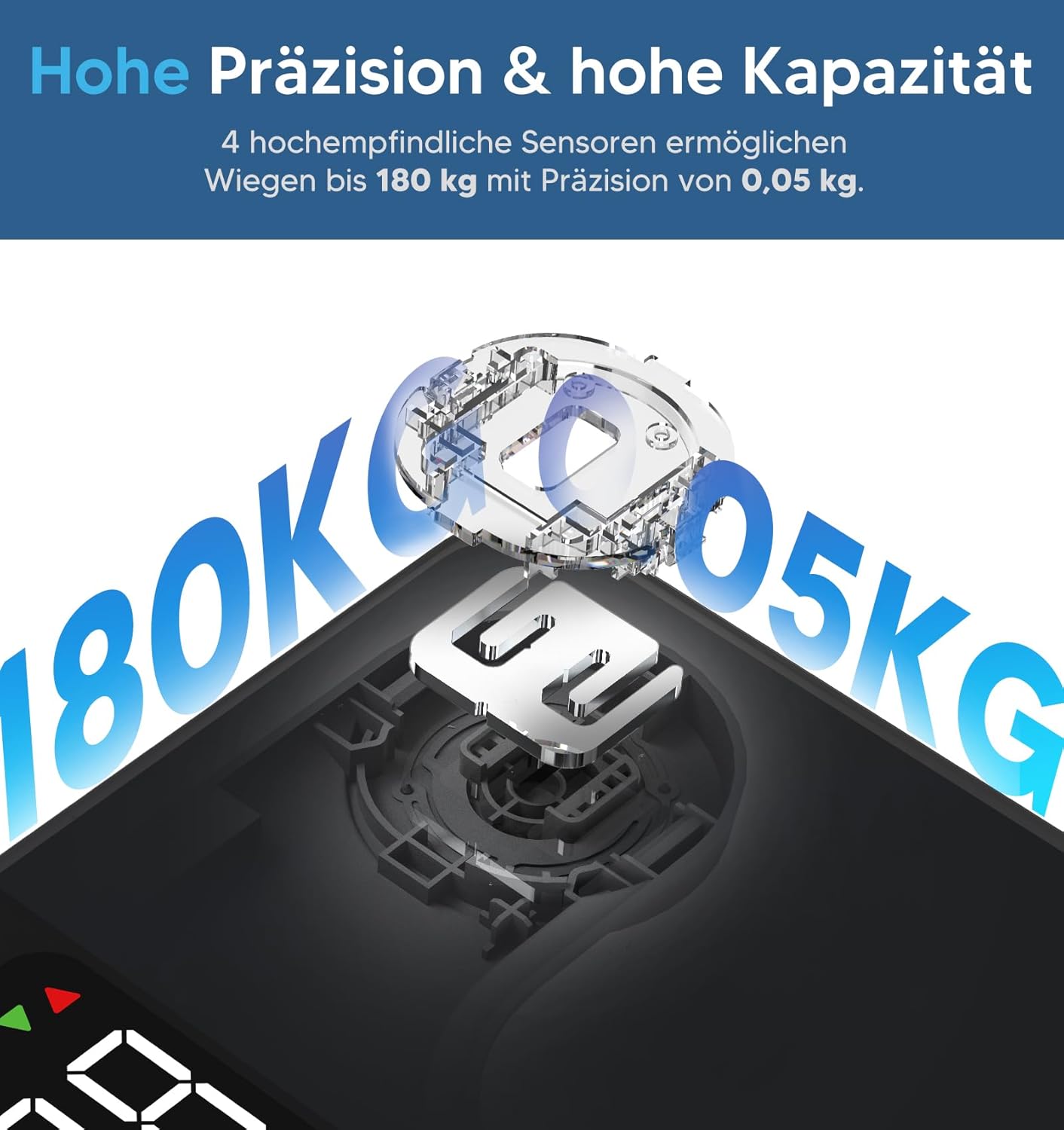 Thumbnail 3 de GE Körperfettwaage Digital mit Großem Display