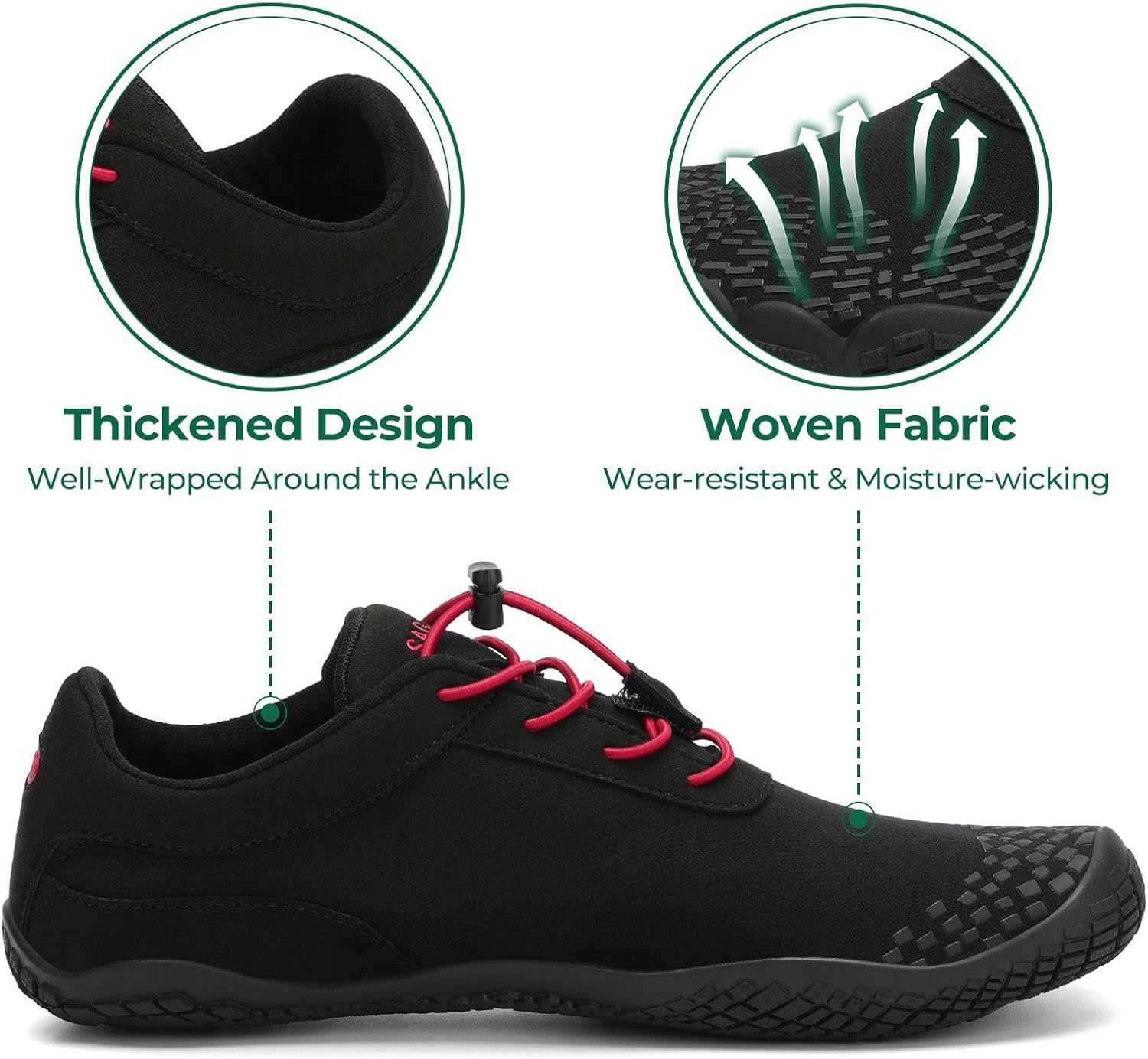 Thumbnail 2 de SAGUARO Uomo Donna Scarpe Barefoot – Scarpa Minimalista da Palestra, Punta Larga e Suola a Goccia Zero (Gr. 35–48)