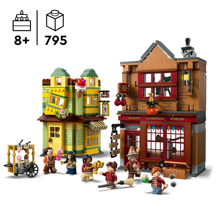Detalle 2 de LEGO Harry Potter 76452 Quidditch- und Fortescues Eissalon – Bausatz mit 795 Teilen