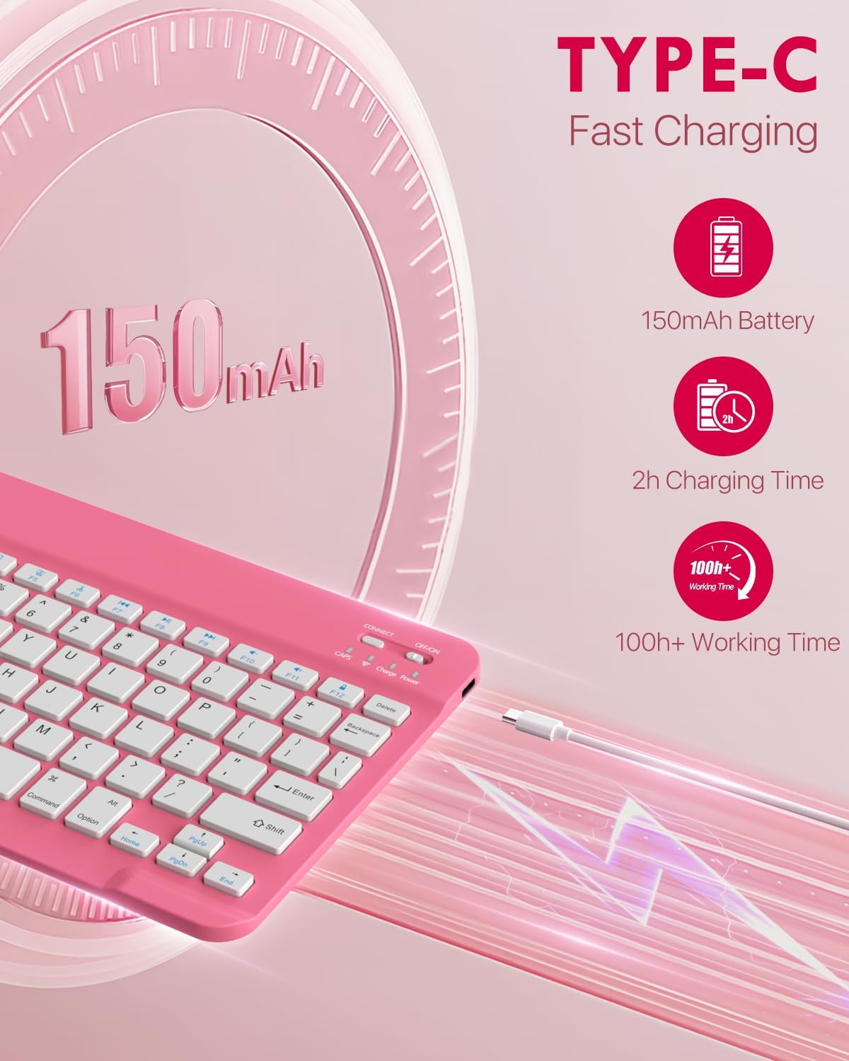 Thumbnail 4 de MoKo for iPad (A16) 11th Gen 11in Case with Keyboard