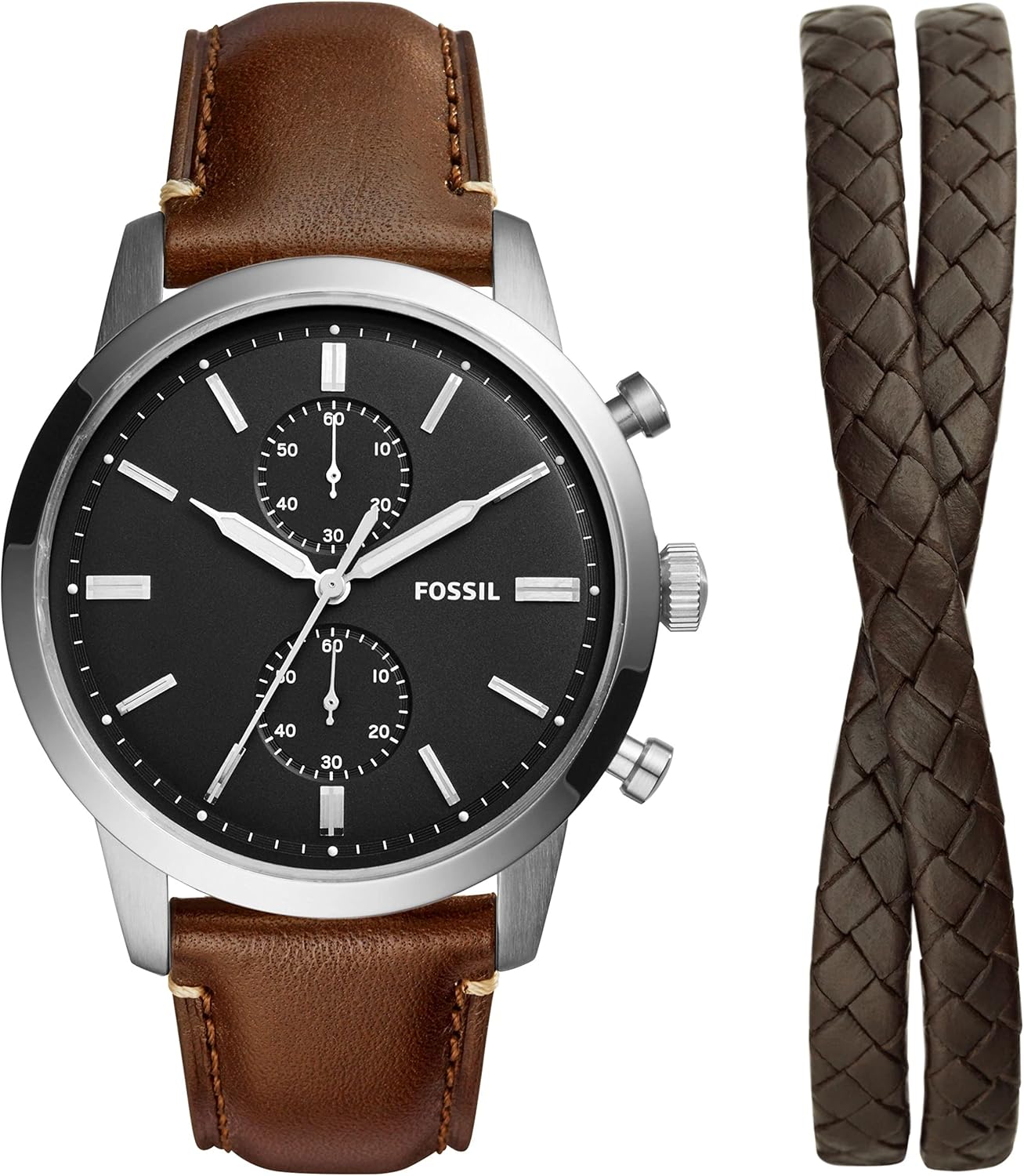 Thumbnail 3 de Fossil Townsman Herrenuhr – Chronograph mit Edelstahl- oder Lederarmband