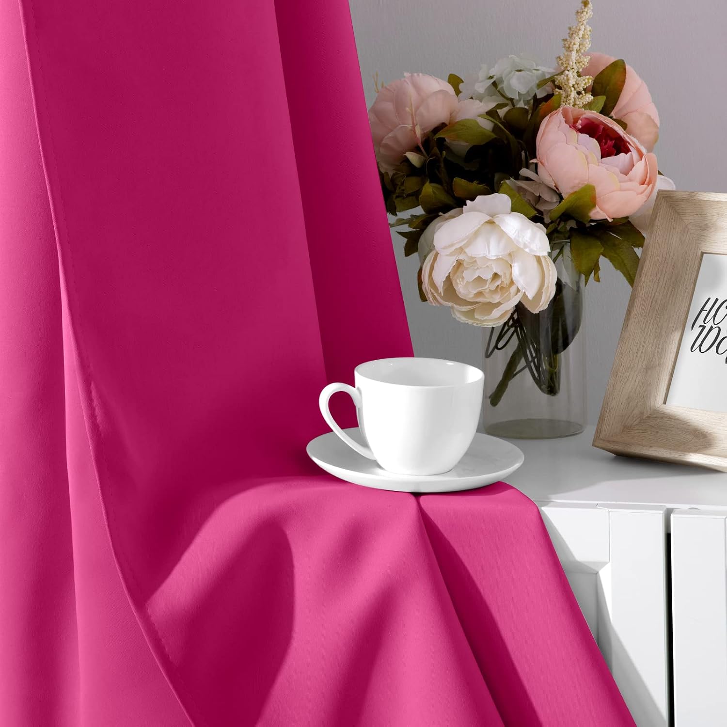 Detalle de HOMEIDEAS Blackout Curtains, 52 x 84 Inches