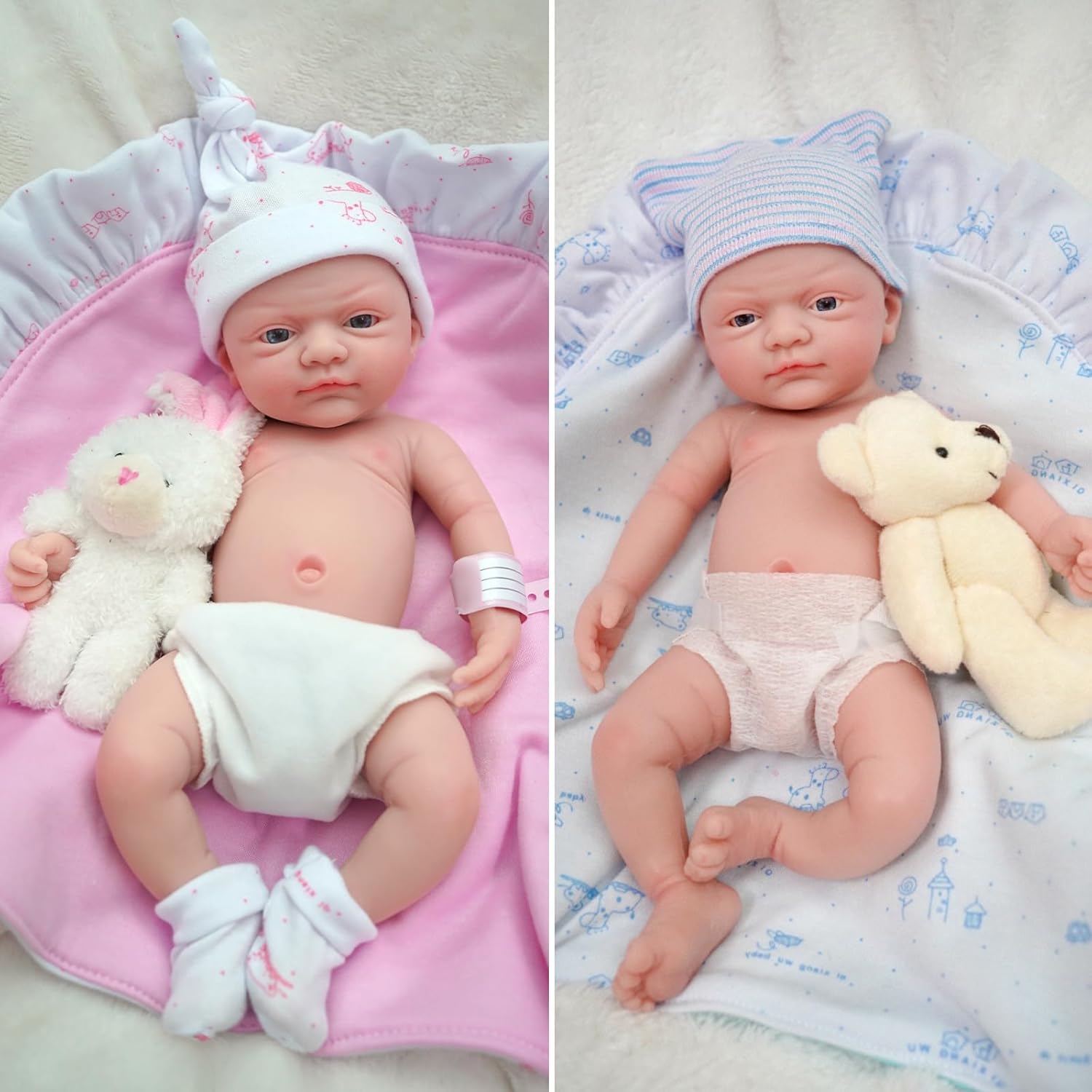 Thumbnail 3 de MYREBABY - Muñeca de Silicona Realista de 30,5 cm 👶