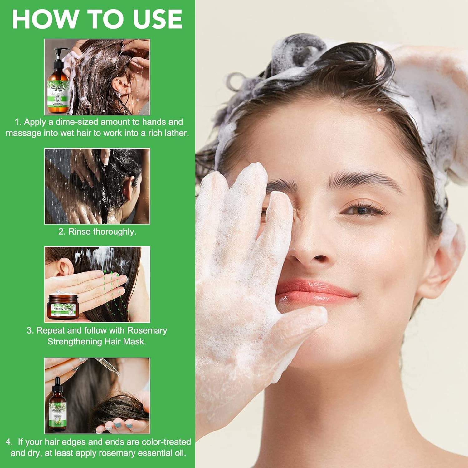 Thumbnail 6 de Rosmarin Shampoo Haarwachstum Rosemary Mint